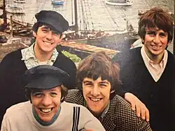 The Paramounts c. mid-1965 Clockwise from top left: Gary Brooker, Diz Derrick, B. J. Wilson, Robin Trower