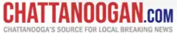 "Chattanoogan" in red, ".com" in blue, and "Chattanooga's Source for Local Breaking News" in gray