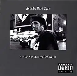Album cover with a black-and-white photo of a man in a headband on a busy nighttime street