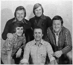 Back: Russ Hawking, Alan Hawking Front: Peter Cohen, George Xanthos, Gary Newton