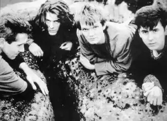 The House of Love, 1988 – from left to right: Pete Evans, Chris Groothuizen, Guy Chadwick, Terry Bickers