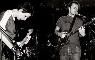 The Microphones performing live