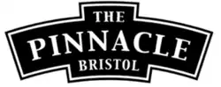 White text reading "The Pinnacle Bristol" on a black arch