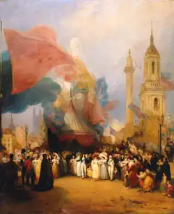 The Opening of London Bridge, 1832