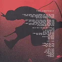 lyric booklet page
