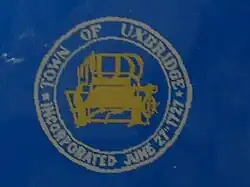 Flag of Uxbridge, Massachusetts