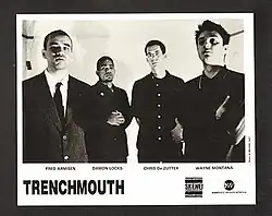 Trenchmouth, from left to right: Armisen, Locks, DeZutter, Montana