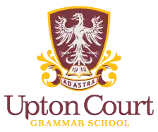 The school's logo from 2013