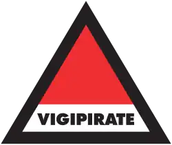 Vigipirate triangle only no text below