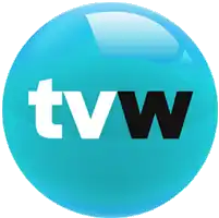 A 3D-like blue ball image with the text "tvw" superimposed on its center in lower-case letter; the "tv" text is black, while the "w" is in white text.