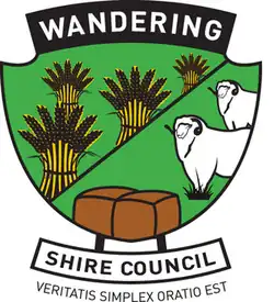 Official logo of Shire of Wandering