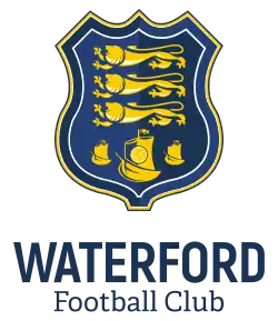 Waterford football club crest from 2017 to 2025.