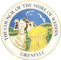 Official logo of Weddin Shire