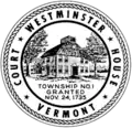 Official seal of Westminster, Vermont