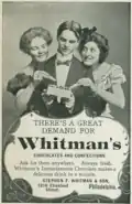A Whitman's advertisement, from an 1899 newspaper.