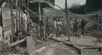 Construction of the Whitwarta Bridge (c. 1914) The bridge was officially opened on 17 August 1914. As reported in the Advertiser, The Commissioner of Crown Lands (Hon. F. W. Young) opened the bridge.[5]