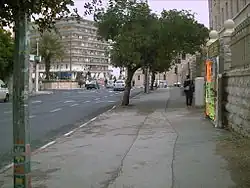 Sirens blare at 10:00&nbsp;a.m. as motorists exit their cars and stand in silence in front of the Prime Minister's House in Jerusalem and throughout Israel on Yom HaShoah.