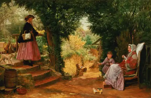 Young Lady Bountiful, 1861