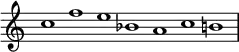 
{
\override Score.TimeSignature#'stencil = ##f
  \set Score.proportionalNotationDuration = #(ly:make-moment 2/1)
    \relative c'' {
        \time 7/1
        \set Score.tempoHideNote = ##t \tempo 1 = 60
        c1 f1 e1 bes1 a1 c1 b!1
    }
}
